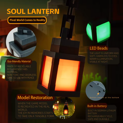 Lampara Minecraft con 16 colores