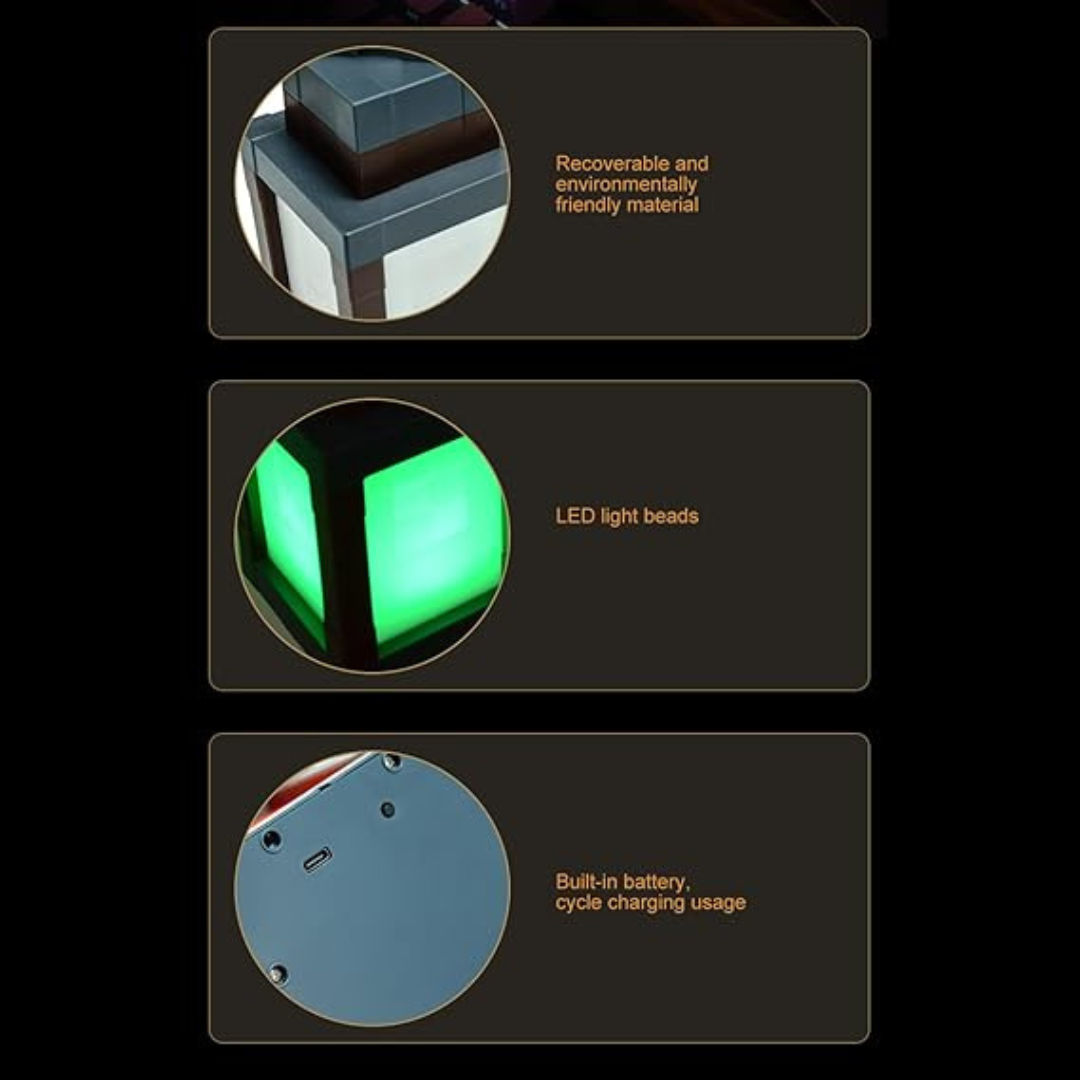 Lampara Minecraft con 16 colores